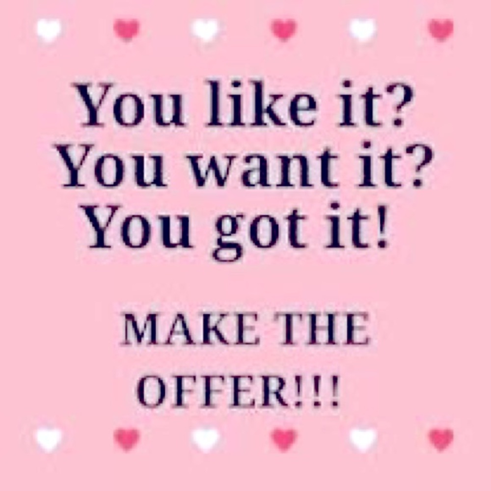 Send me a reasonable offer and let's negotiate a deal! 🤝